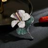 Fashionable Flower Brooch for Women, High-end and Elegant, New Style Orchid Coat Pin, Accessory