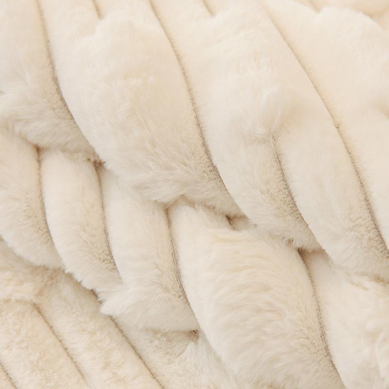 Winter Thickened Rabbit Velvet Sofa Cushions, Advanced Full-cover Armrest Covers, Sofa Covers, All-inclusive Universal Seat Cushions
