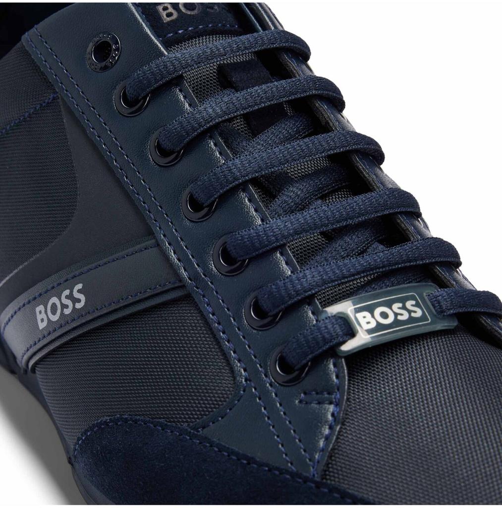 Кроссовки Hugo Boss Saturn Mix Low Top (50498265) темно-синие