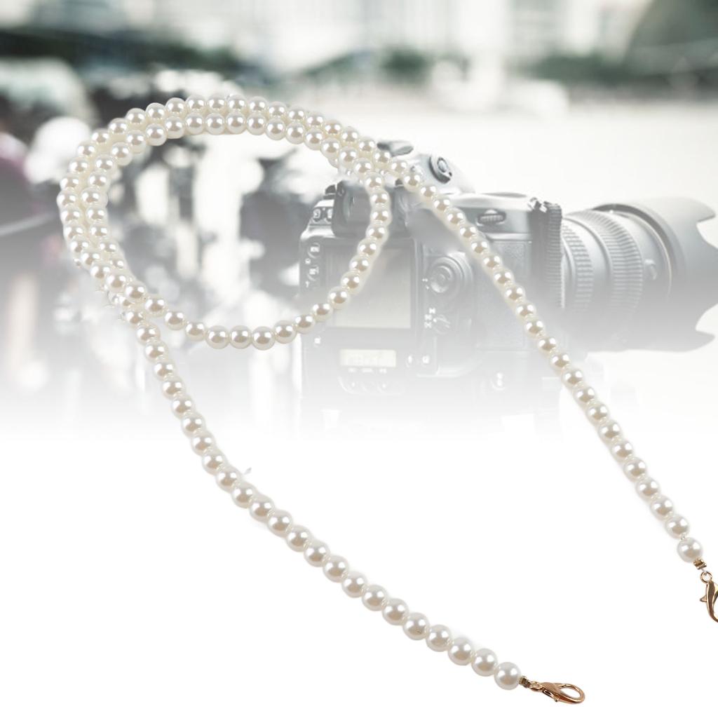 110cm Artificial Pearl Handle Strap Pearl Chain Replacement Pearl Beads Bag Chain for Purses Handbags Wallets Big and