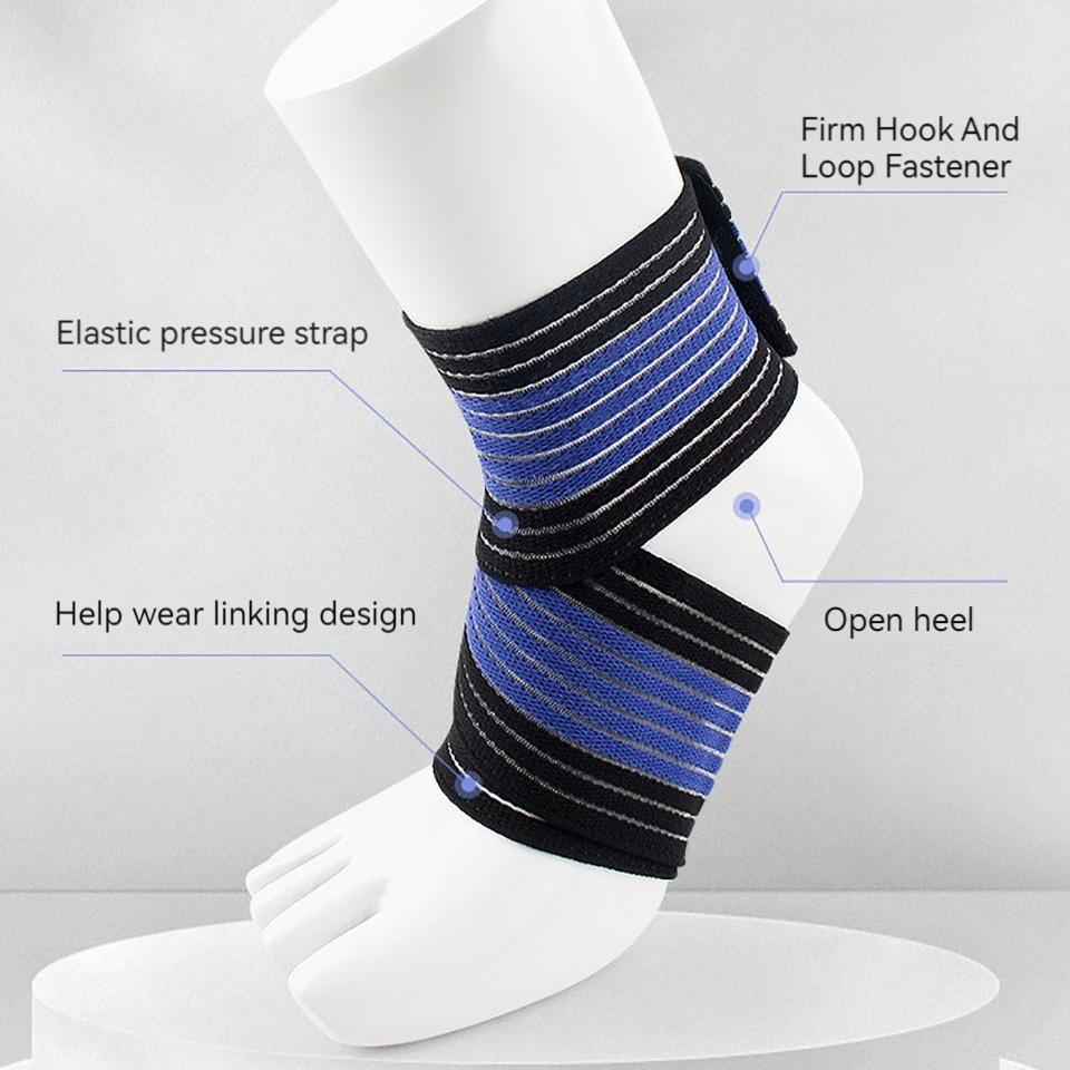 1Pcs High Elastic Ankle Braces Compression Straps for Running Jumping Rope Sprain Protection Men Women