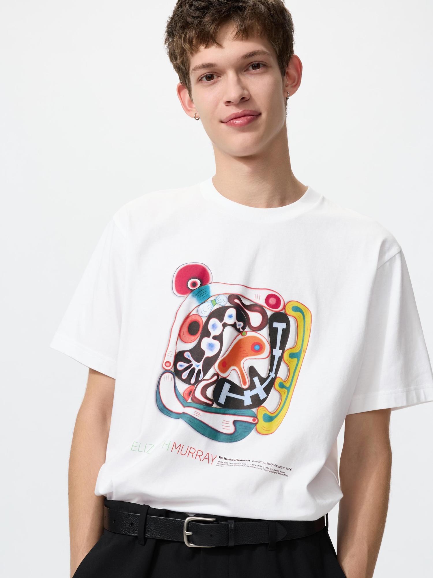 Uniqlo Япония Коллекция постеров MoMA Ut 00 WHITE/XS