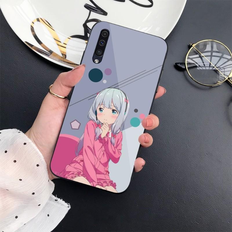 Pouzdro na telefon Eromanga Sensei Manga Anime pro Samsung A32 A51 A52 NOTE 10 20 S10 S20 S21 S22 Pro Ultra černé PC skleněné pouzdro na telefon