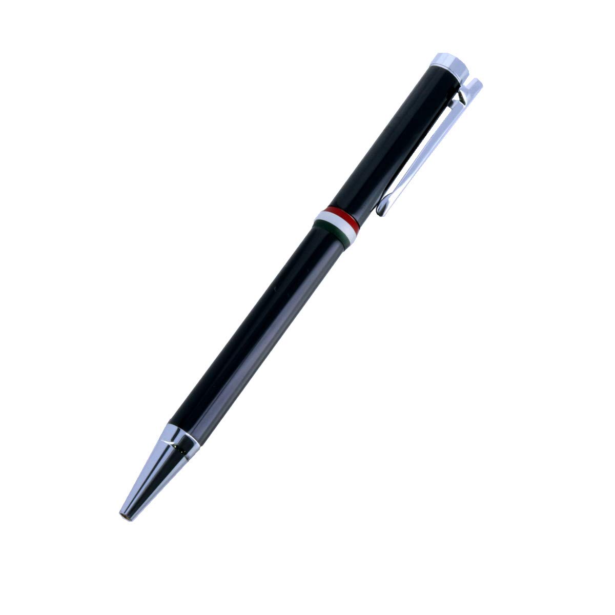 

Orobianco La Scriveria Twist Ballpoint Black ct Pen, 6. [Used]