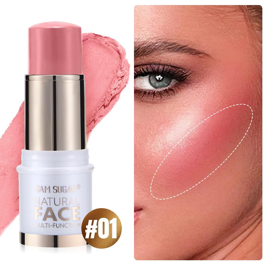 SAM SUGAR Highlighter Stick Brightening Skin Tone Contouring Natural Stereo Concealer Blush Multi-Purpose Stick