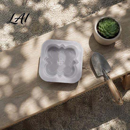 Handgefertigte Wegplatten Garten Trittstein Form Wiederverwendbar Beton Personalisierte Dekoration DIY Zement Pflasterform für Terrasse Hinterhof Gehweg