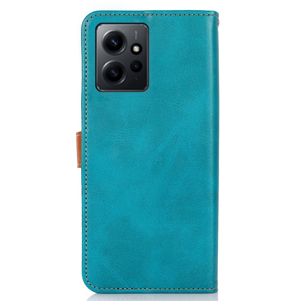 KHAZNEH For Xiaomi Redmi Note 12 4G PU Leather Cowhide Texture Phone Case Wallet Stand Phone Cover
