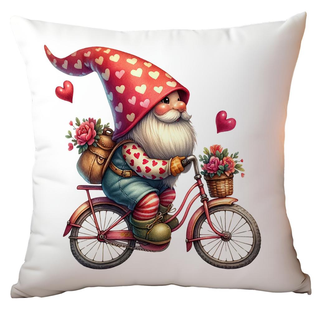 New Valentine's Day Pillow Cute Elf Red Love Living Room Sofa Pillow Cover