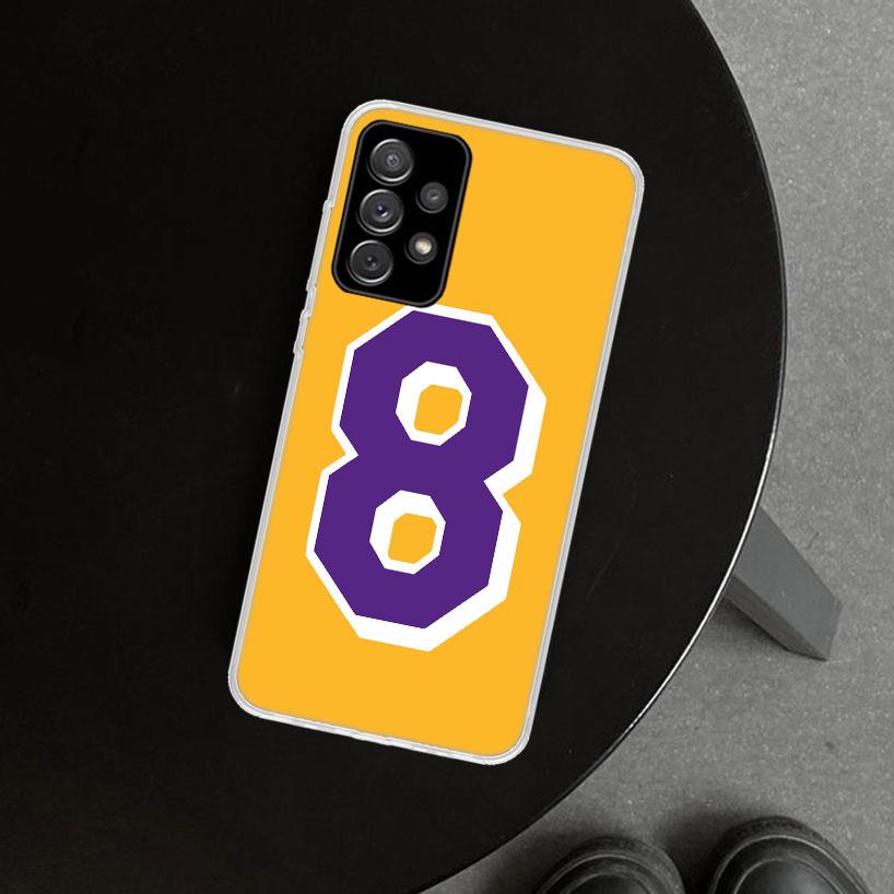 Basketball Number 23 24 Phone Case for Samsung Galaxy A17 A16 A26 A36 A56 A57 A37 A15 A25 A35 A55 A14 A24 A34 A54 A13 A23 A33 A5