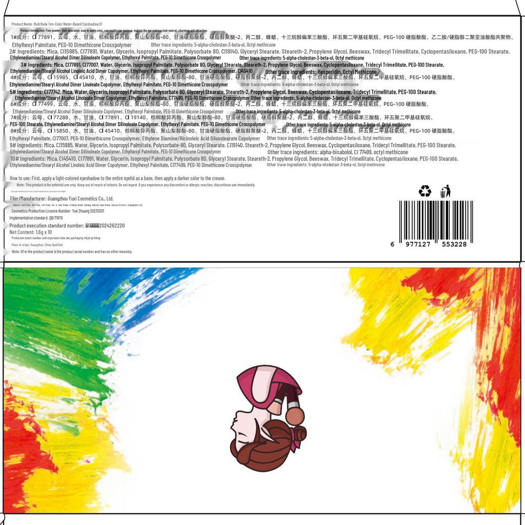 Watercolor Face Paint Palette for Halloween Makeup - Clown, Zombie, Vampire