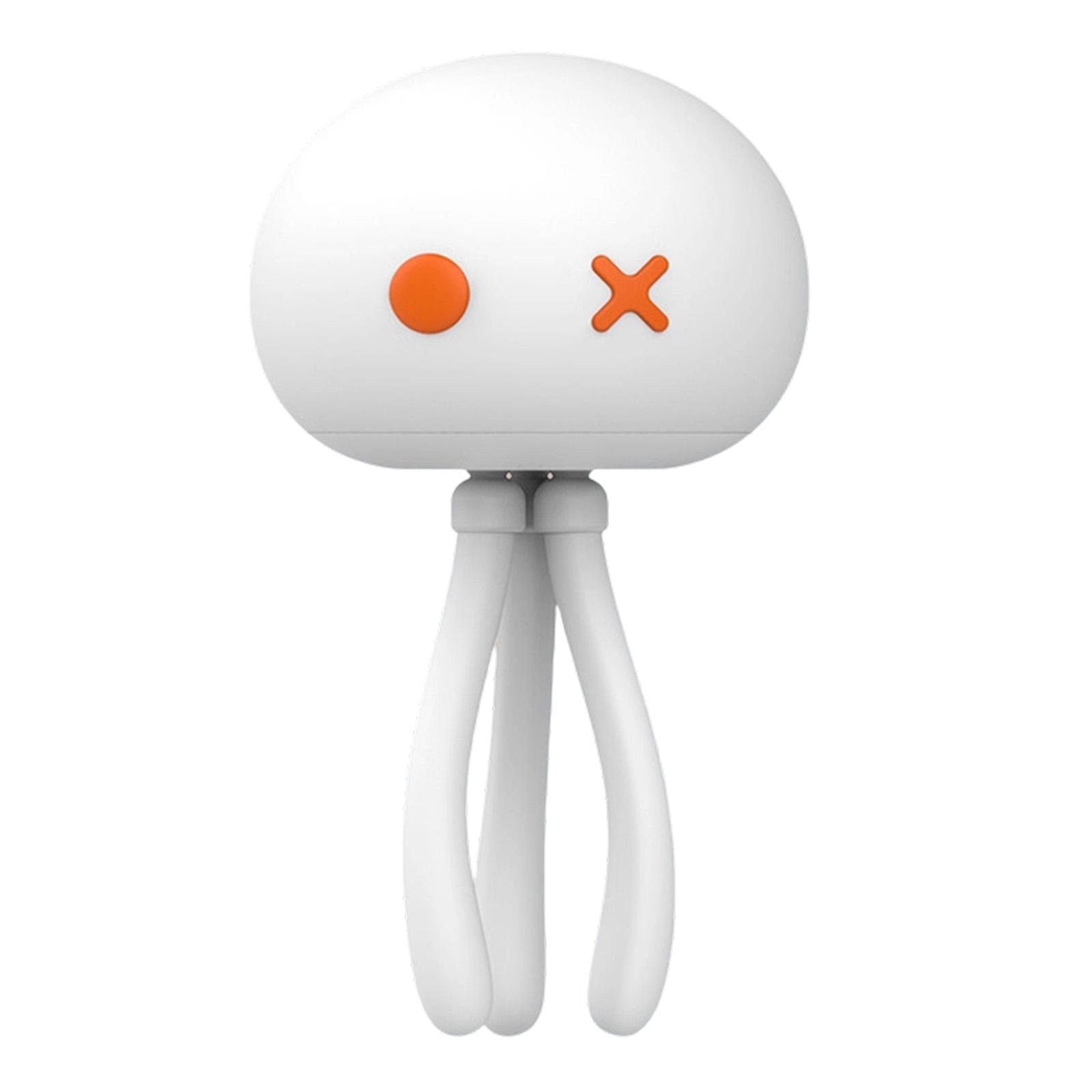 

Creative Silicone Eye- Desk Lamp, Adjustable Flexible Stand Design, USB Rechargeable Portable Bedside Lamp, Child-friendly Flicker-free Soft Light, Su One Size білий