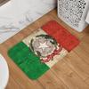 Custom Flag of Italy Doormat Non-Slip Entrance Kitchen Bathroom Floor Door Mat Italian Patriotic Gift Garage Carpet Rug