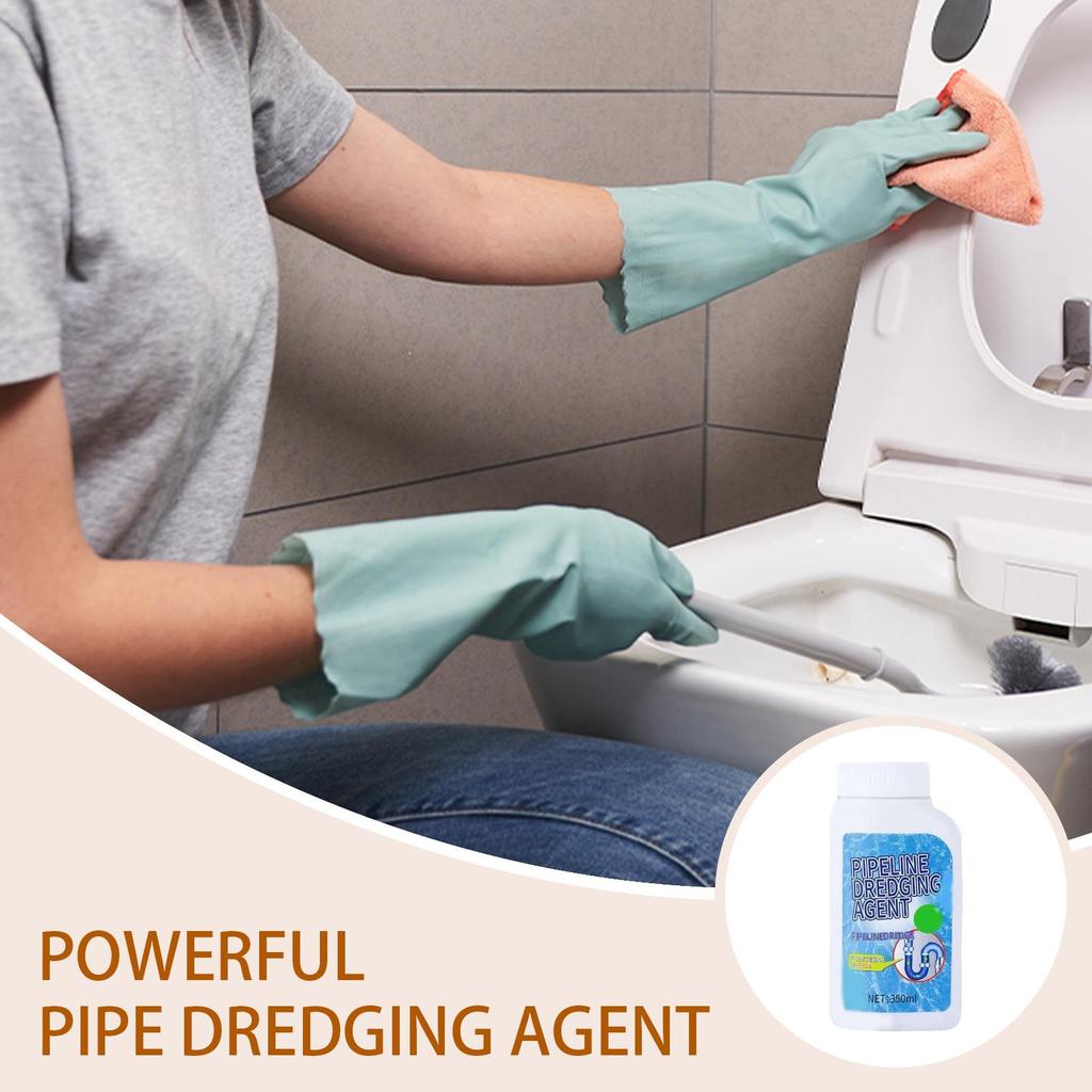 Pipe Dredging Agent Quick Drain Toilet Cleaner Fast Breakdown Solution Unclogger for Pipeline Tank Sinks Bathroom Toilet Bathtub