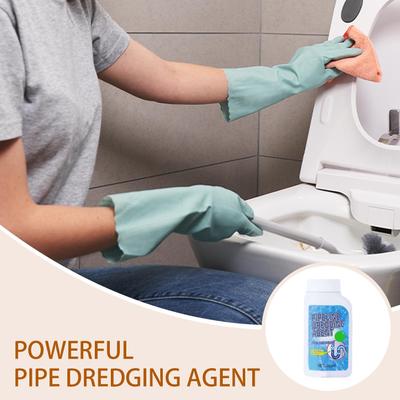 Pipe Dredging Agent Quick Drain Toilet Cleaner Fast Breakdown Solution Unclogger for Pipeline Tank Sinks Bathroom Toilet Bathtub