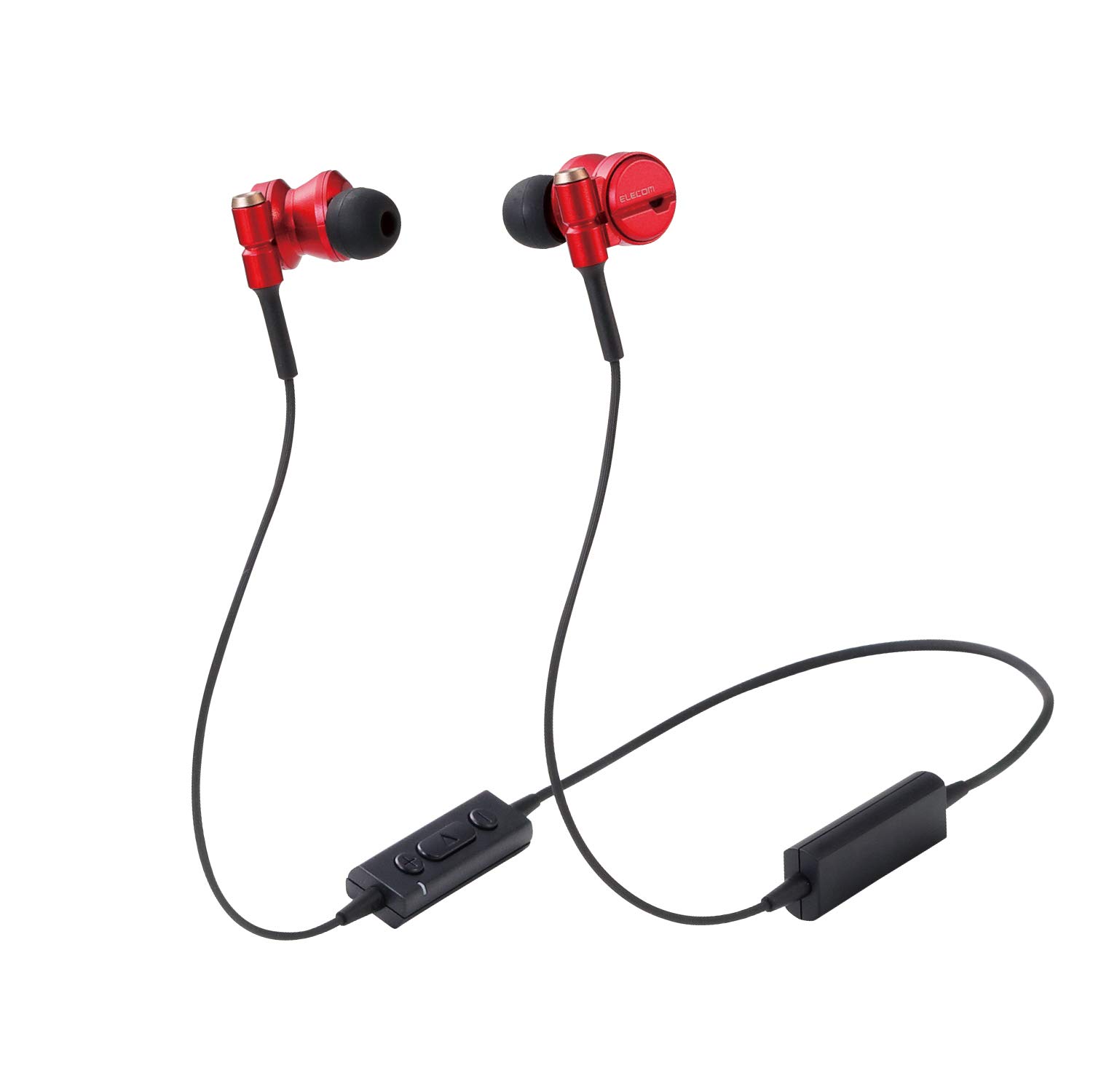 

ELECOM Bluetooth Bluetooth наушники беспроводные aptX AAC [потрясающий бас и чистый звук] с режимом басов GrandBass GB41 красные LBT-GB41RD