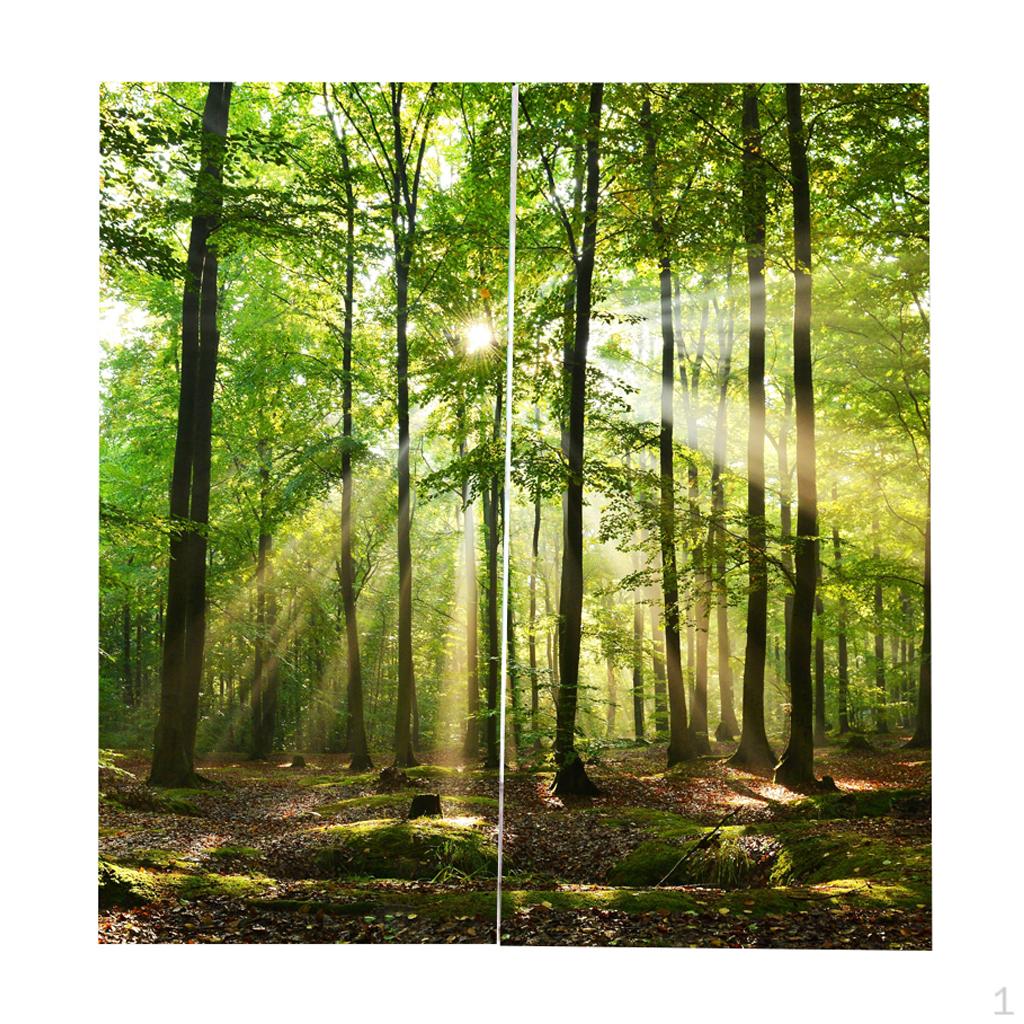 

3D шторы 2 панели для декора гостиной спальни, люверс/окно, 65x59 дюймов