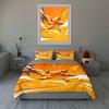 Orange Electric Character Bedding Duvet Cover Sets Duvet Covers Pillowcases Gifts (1 * Duvet Cover 2 * Pillowcases, Without Duvet Insert)
