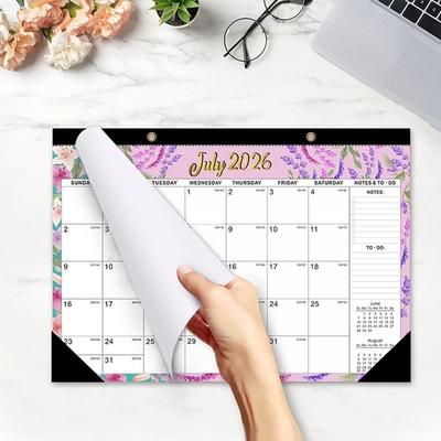 Kreativer Englischer Kalender 2027 Kalenderplaner Praktischer Floral Wandkalender Bürobedarf