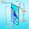 360° Full Cover Case For Xiaomi Redmi C C Note   11 10 9 Pro Plus Pro+ 4G 5G Clear Hybrid PC Hard Cover Silicone Shell