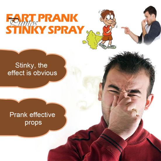 30ML Stinky Chili Spray Hilarious Funny April Fool's Day Prank Prop Safe Portable Effective Stinking Bad Smell Spray Kids Adults Gag Gift