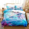 Genshin Impact Sangonomiya Kokomi Bedding Set Printed With Pillowcase Bed Duvet Cover Soft Queen King Size Bedclothes Home