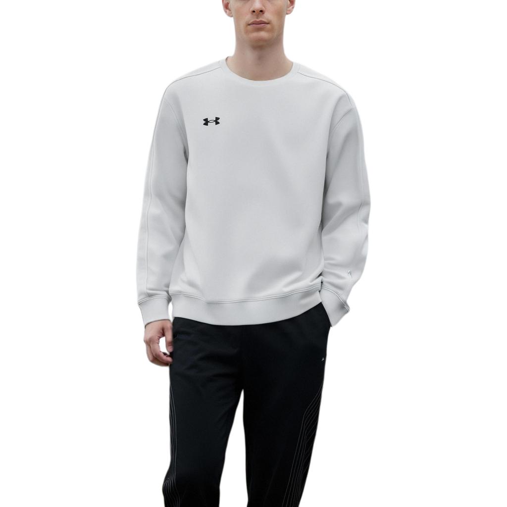 Under Armour Sweatshirts Men's White Crew Neck Moderate Regular 24600304-100