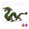 Chinesische Drachenmythologie Modell Pvc Statische Skulptur für Büro- oder Wohnzimmerausstellung