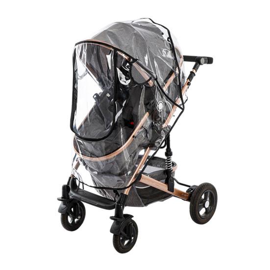 Stroller Rain Cover Waterproof Windproof Breathable Dust Snow Rain Protection Stroller Travel