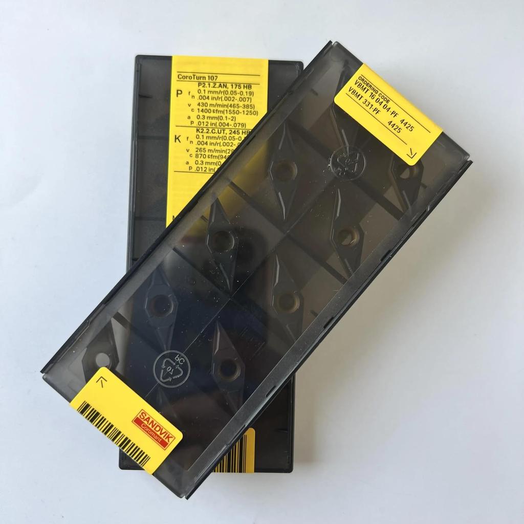 Original Sandvik / VBMT160404-PF 4425 /CNC Lathe Carbide Blade Tool 10 Pcs