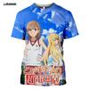 Summer Style T-Shirt Men Women T-shirt 3D Print Anime Game A Certain Scientific Railgun T Harajuku T Shirt Clothing
