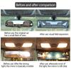 Car Mirror Interior Rearview Mirrors Universal Auto Rear View Mirror Anti-glare Wide-angle Surface Blue Mirror Auto