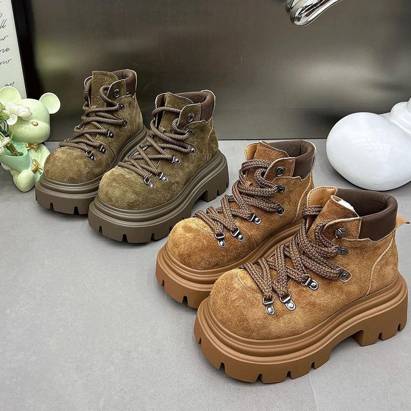 Ankle Boots for Women's Flats Sport Shoes Designer Lace Up Sneakers  Winter Chelsea Boots New Walking Comfort Mujer Botas