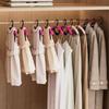 4 Pieces Plastic 3-in-1 Clothes Drying Rack Windproof Hanging Shoe Drying Rack Save Space Anti-slip Folding Clothes Hanger