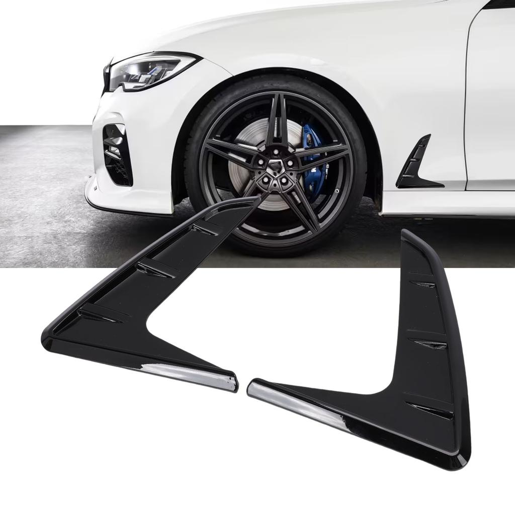       Hole Grille ABS Stylish Sporty Car Side Wing       Vent Replacement for 3 Series  0  1 2019-Later