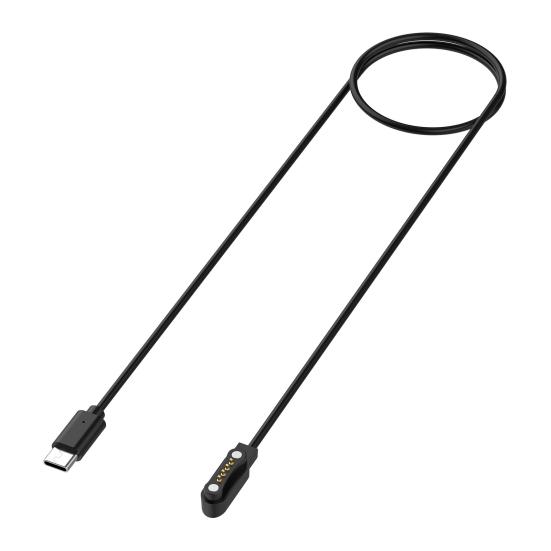 

USB-C Magnetic Charging Cable for PLAUD Note AI Voice Recorder Easy Access Power Charger Cord Replacement Voice Recorder Accessories чёрный