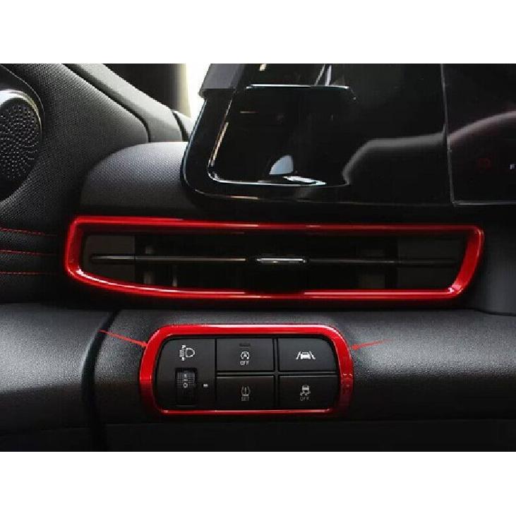 Headlight Switch Control Frame Cover 1* For Hyundai Elantra - Bright Red