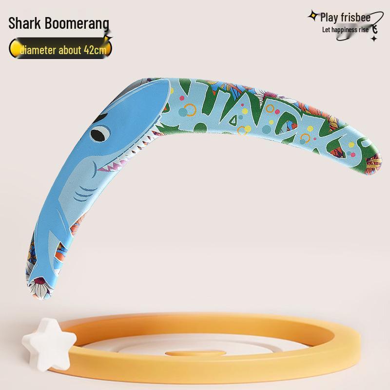 Kid's EVA Soft Boomerang Toy - Hand-Thrown Three-Leaf Dart for Flying Fun