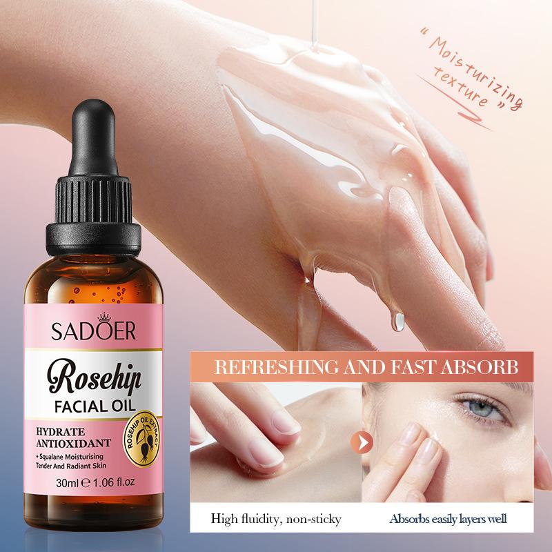 Rosehip Antioxidant Hydrating Serum SADOER Moisturizing Facial Essential Oil