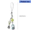 Bag Pendant Plant Phone Chain Four Leaf Grass Phone Charm Backpack Accessories Enhances Your Look with a Touch of Luck