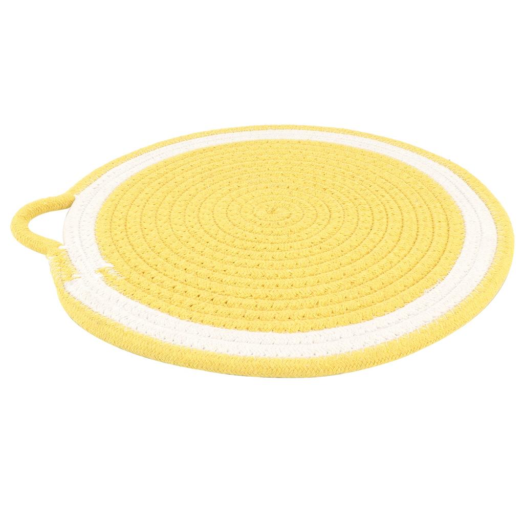 Cotton Rope Coaster Fruit Shape Nordic Style Dining Table Insulation Mat Picnic Placemat Cotton Kitchen Table