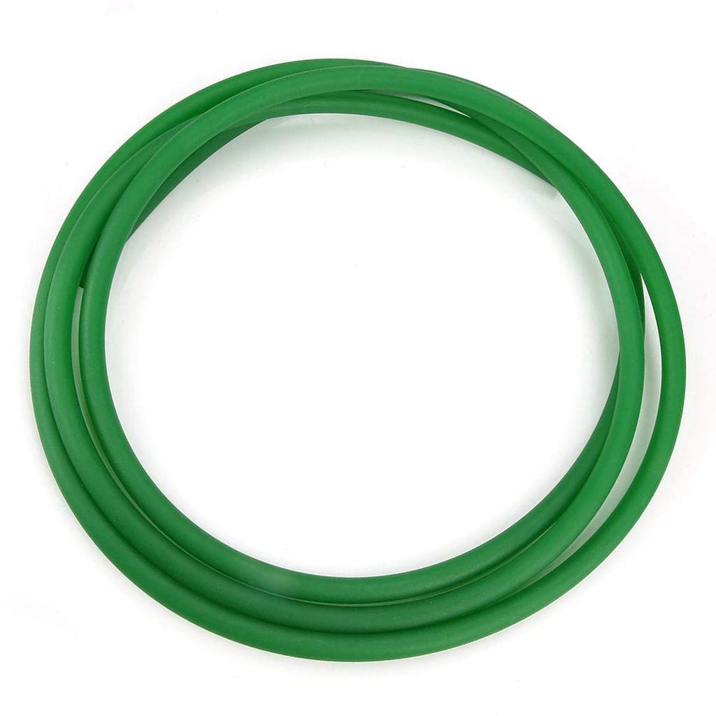 Green Rough Surface PU Polyurethane Round Belt for Drive Transmission(12mm*3m)