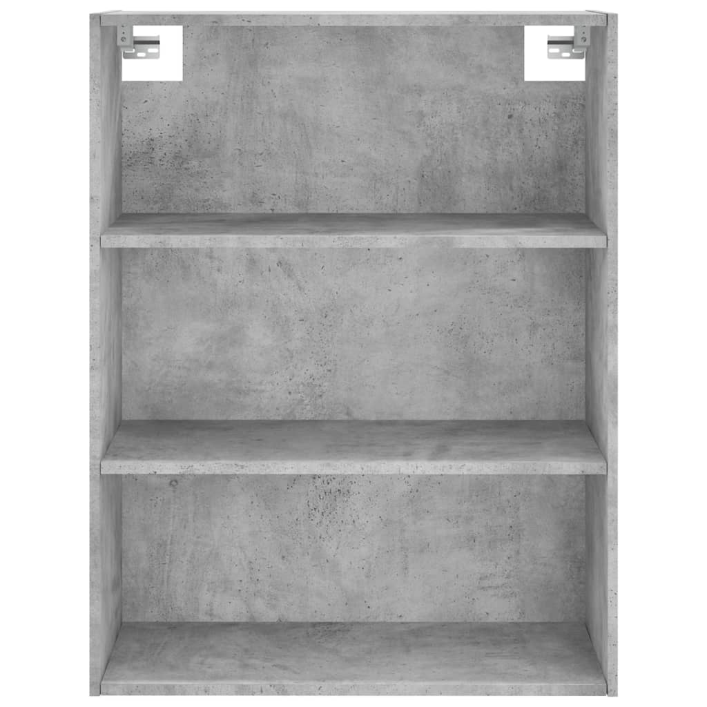 VidaXL Highboard Betongrau 69,5x34x180 cm Holzwerkstoff