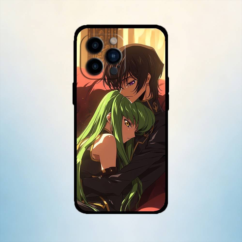 

AAA розкішний комікс Code Geass Чохол для телефону для iPhone 17,16,15,14,13,12,11 Plus,Pro Max,XS,М який силіконовий чорний чохол iPhone15