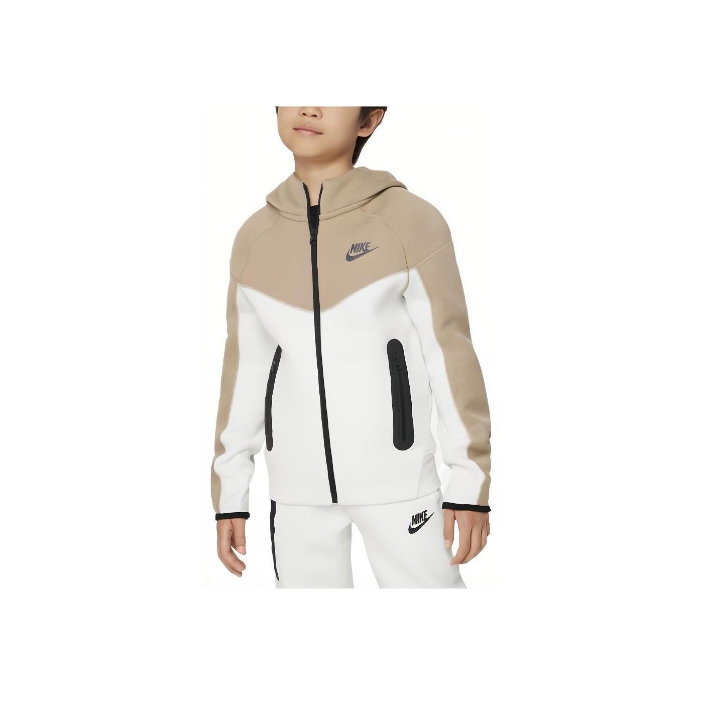 

Новая толстовка Nike Sportswear Tech Fleece хаки детская FD3285-121 L