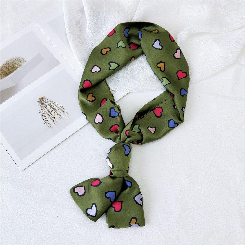 New Scarves Silk Scarves Women'S Spring And Autumn Season Long Decorative Professional Scarves Summer Thin Styles Paired With Shirts Stylish