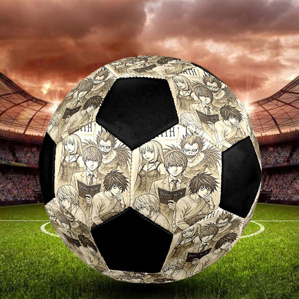 1pc Death Note Soccer Ball Size 5 Indoor Soccer Ball Fashion Colorful Backyard Game - Great For Sports Fans Gift HE10