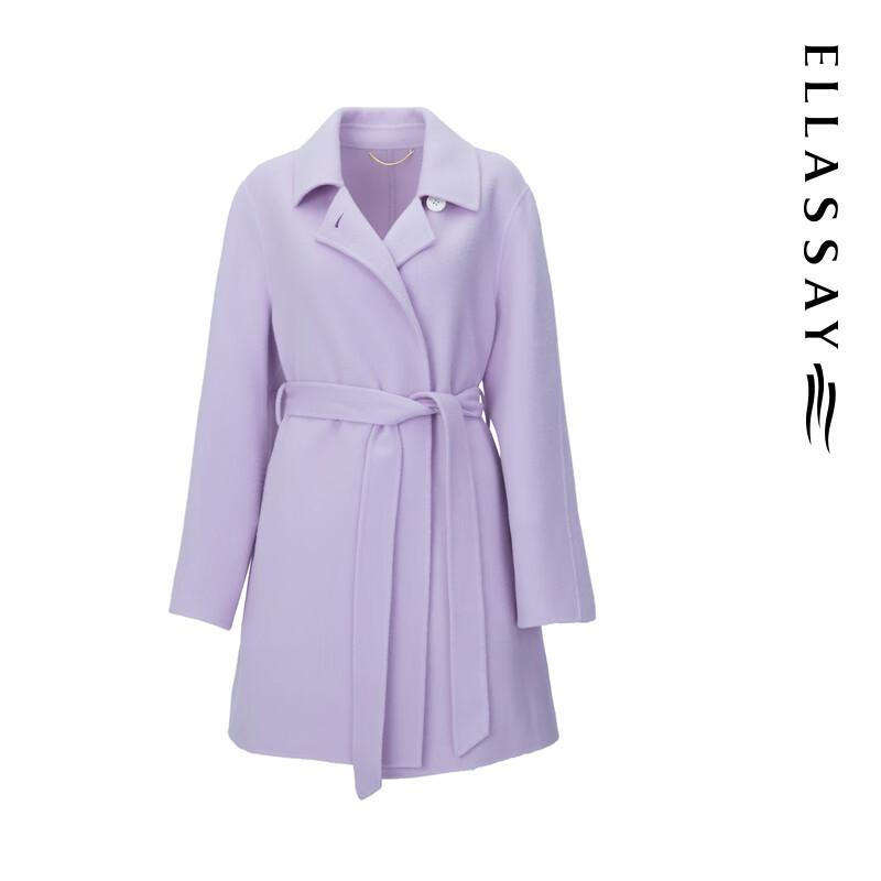 ELLASSAY Women's 100% Wool Urban Chic Coat