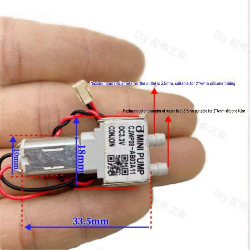 Mini Micro M20 Self-Priming Water & Air Pump (DC 3V-3.7V)