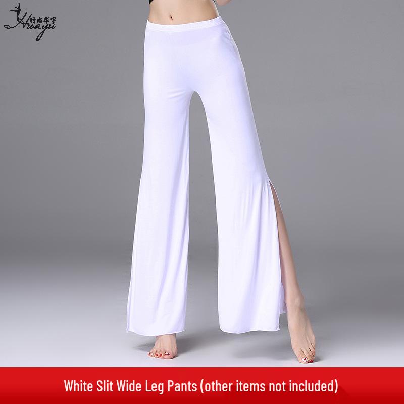 2025 Damskie Luźne Drapowane Modalne Szerokie Spodnie do Tańca i Jogi