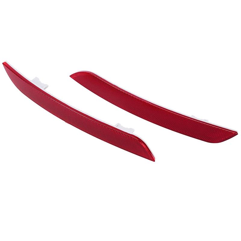 Red Rear Bumper Reflector for BMW 5 Series F10 F18 Sedan 2010 2011 2012 2013 Pre-facelift Tail Warning Lights Strip Decoration